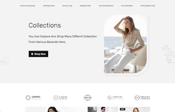ecommerce-coral website screen-shot 